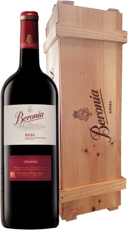 Beronia Crianza 15 LITER in kist staand