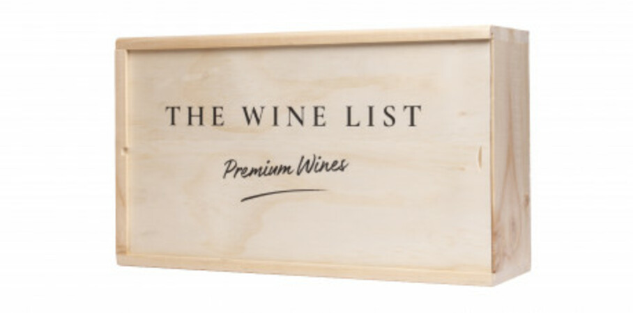 9610000 pos 2 vaks kistje the wine list staand