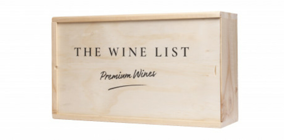 pos 2 vaks kistje the wine list staand