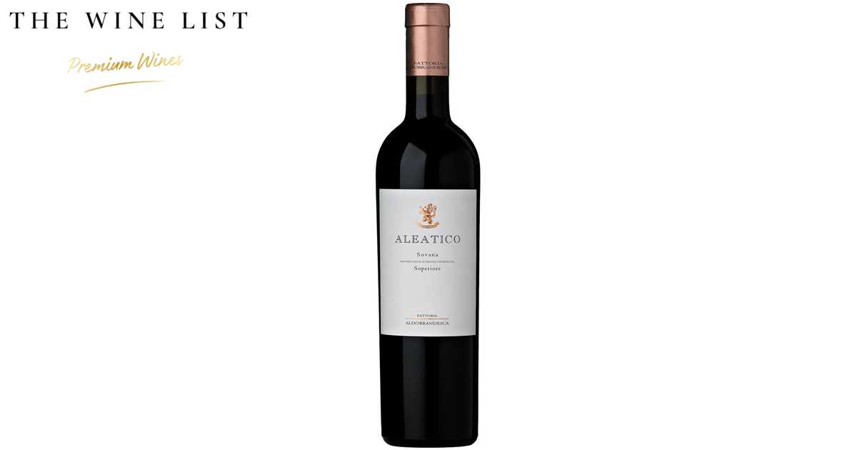 Fattoria Aldobrandesca Antinori Aleatico | The Wine List Nederlands