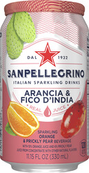 Italian Sparkling Drinks Aranciata Fico D'India Blik